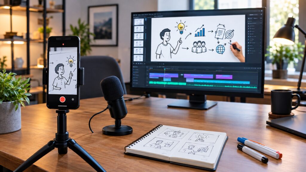 Creating engaging YouTube videos with InstaDoodle
