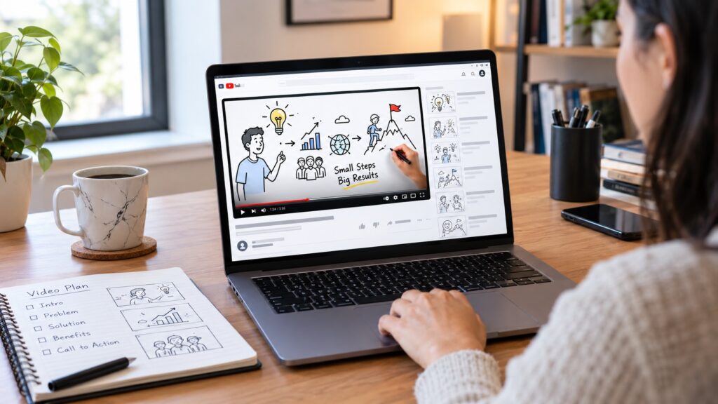 Creating a product explainer video with InstaDoodle