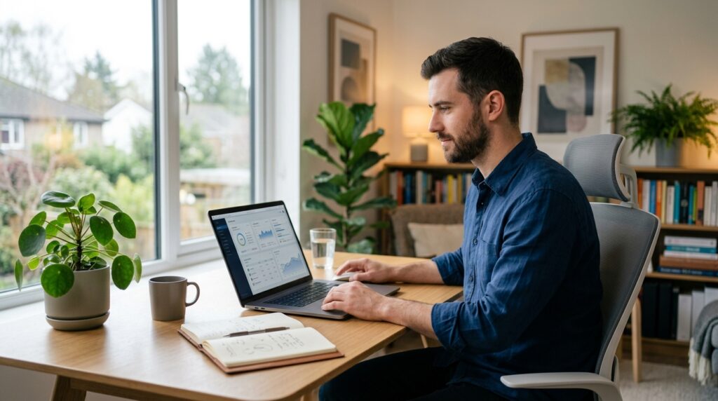 Beginner choosing digital tools for an online project