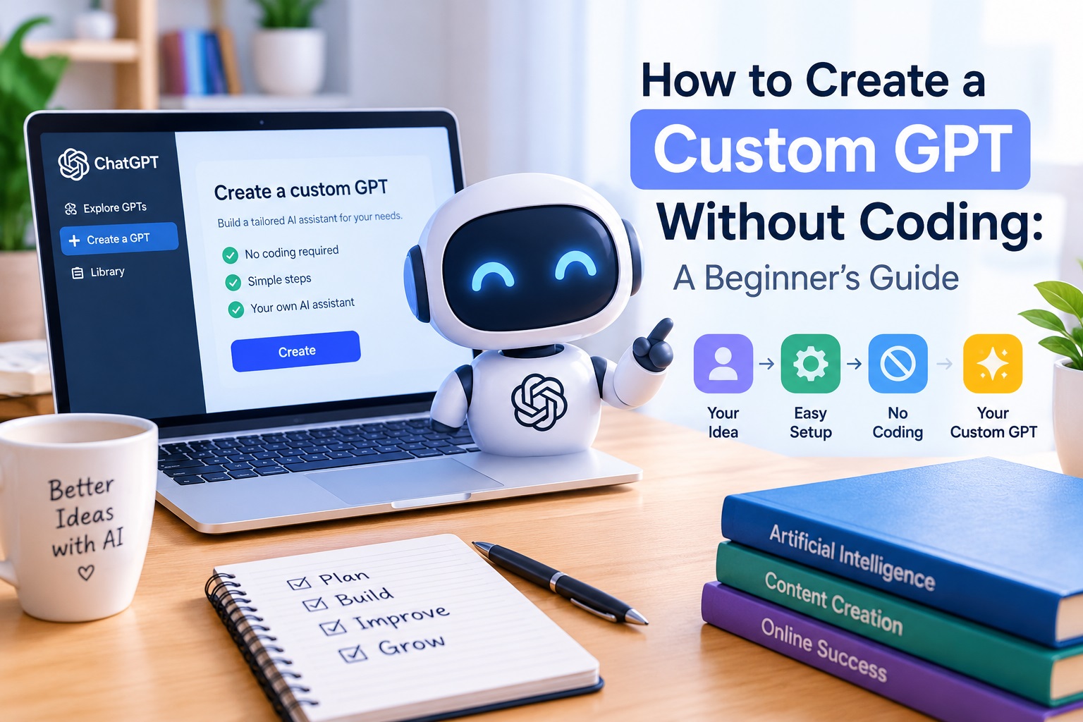 How to Create a Custom GPT Without Coding: A Beginner’s Guide