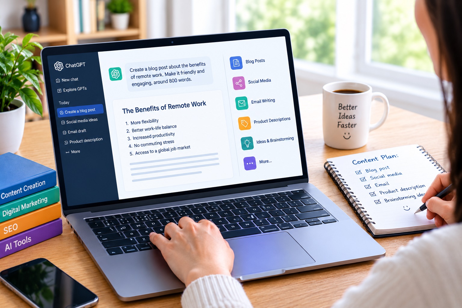 How to Use AI to Create Content Faster: A Beginner’s Guide
